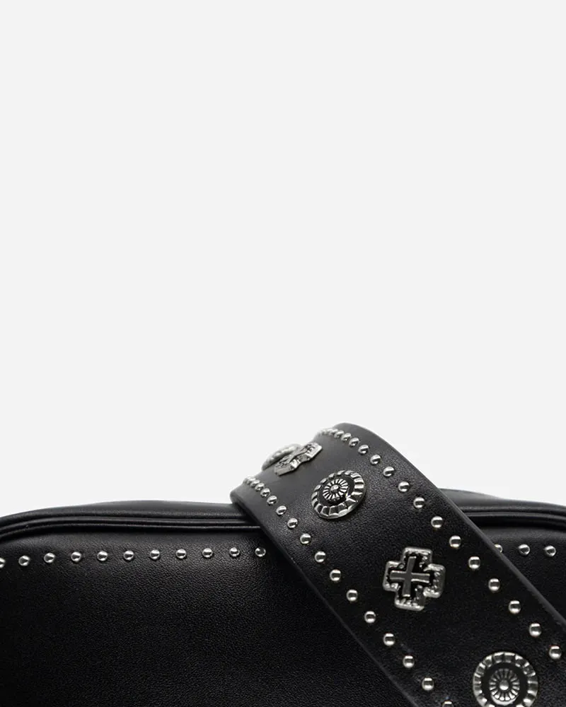 Sol Sana Camera Bag Black Leather & Hardware