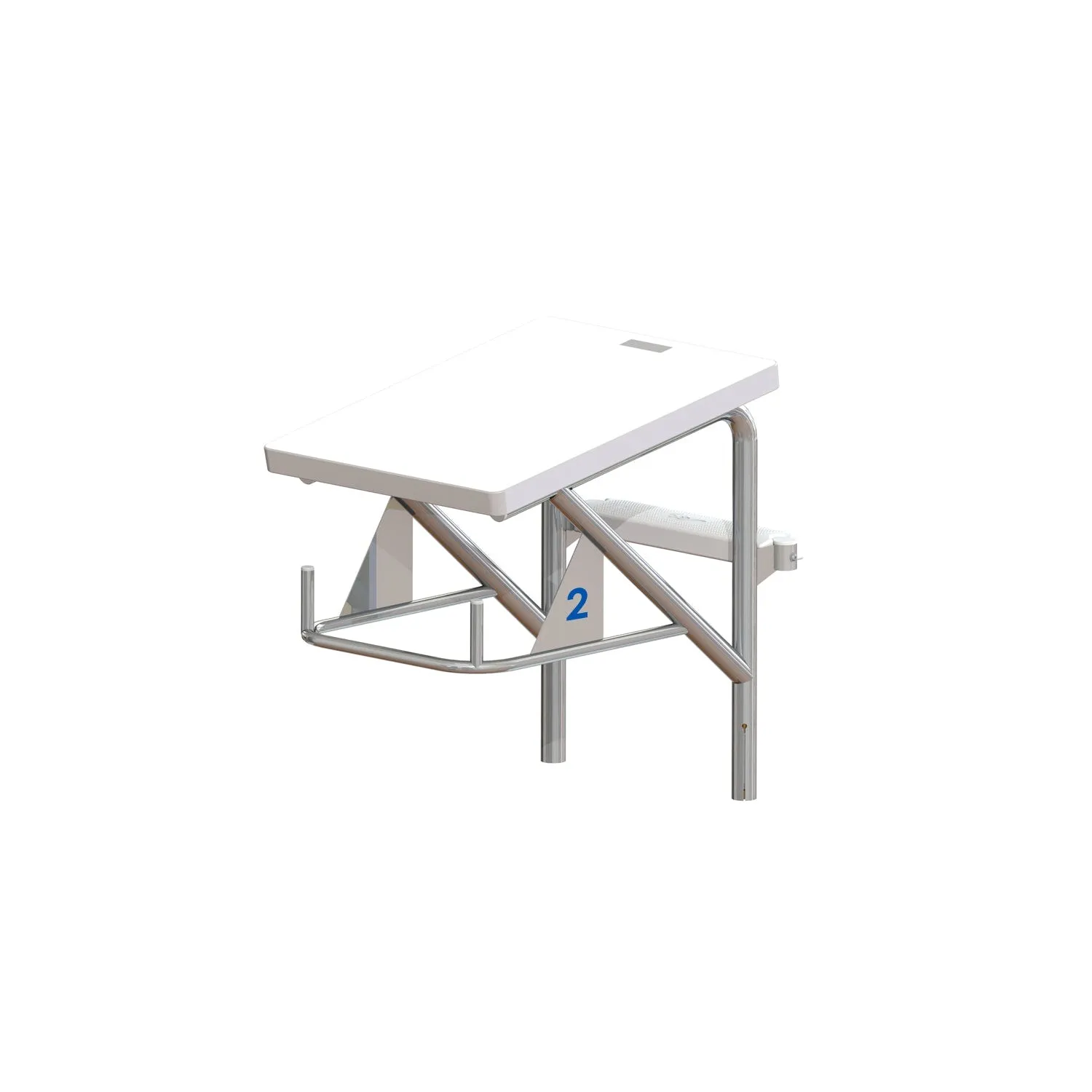 Spectrum Aquatics- Cougar Side/Rear Step Starting Platform, Dual Post