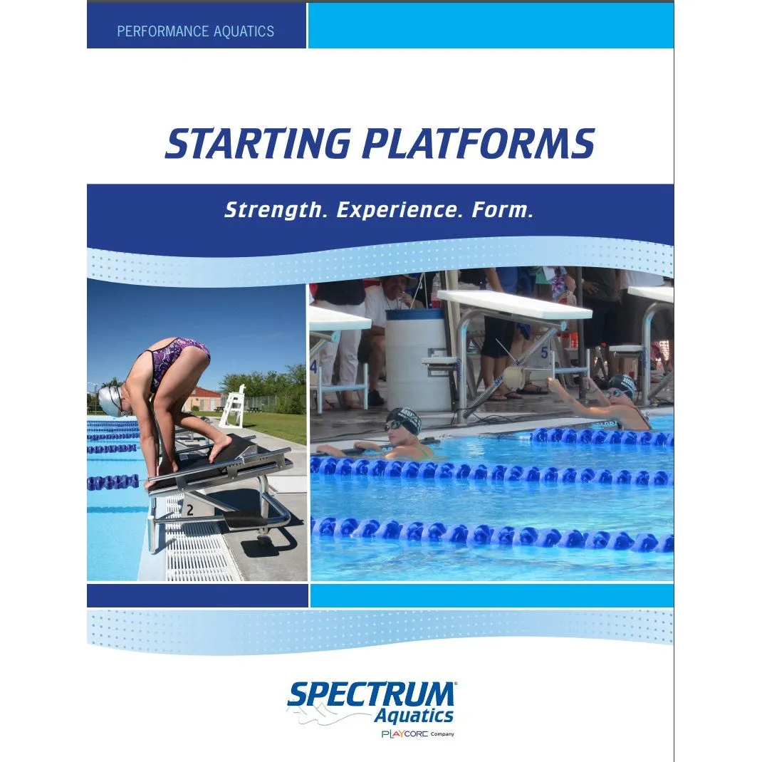 Spectrum Aquatics- Fusion Starting Platform, Single Post