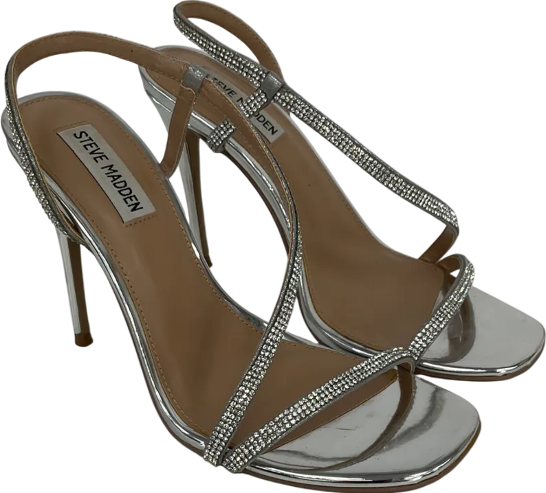 STEVE MADDEN Metallic Novelize Heeled Sandals UK 6 EU 39 👠