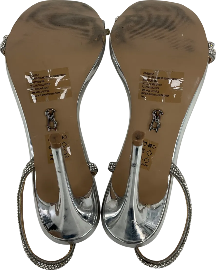 STEVE MADDEN Metallic Novelize Heeled Sandals UK 6 EU 39 👠