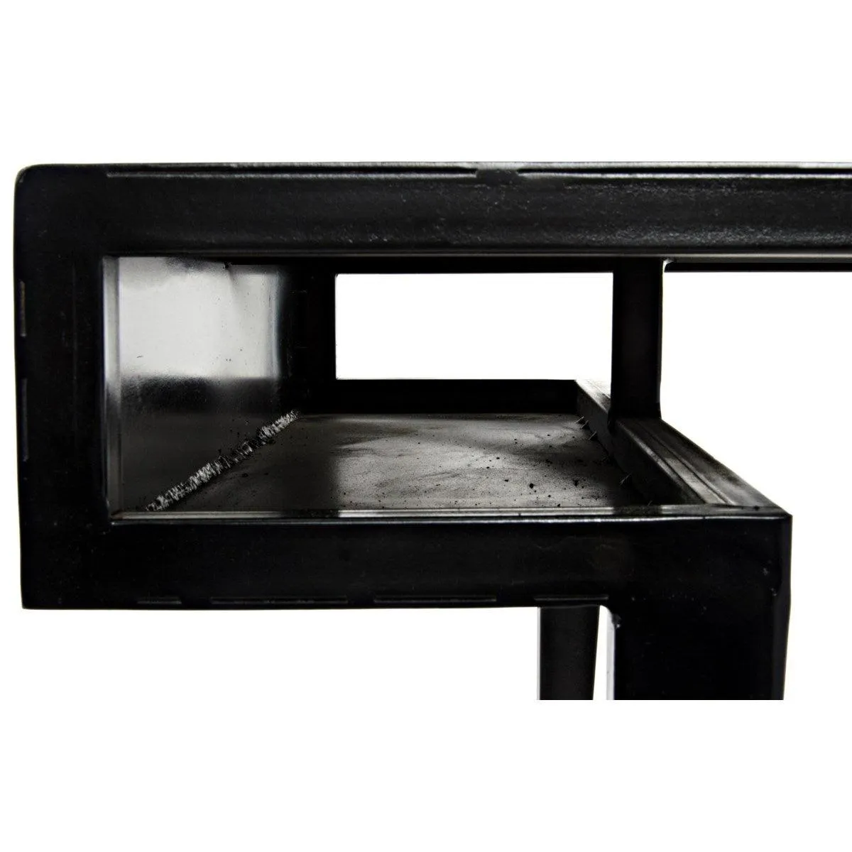 Stiletto Desk, Black Steel