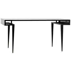 Stiletto Desk, Black Steel