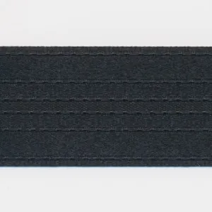 Stripe Satin Ribbon #50 Black