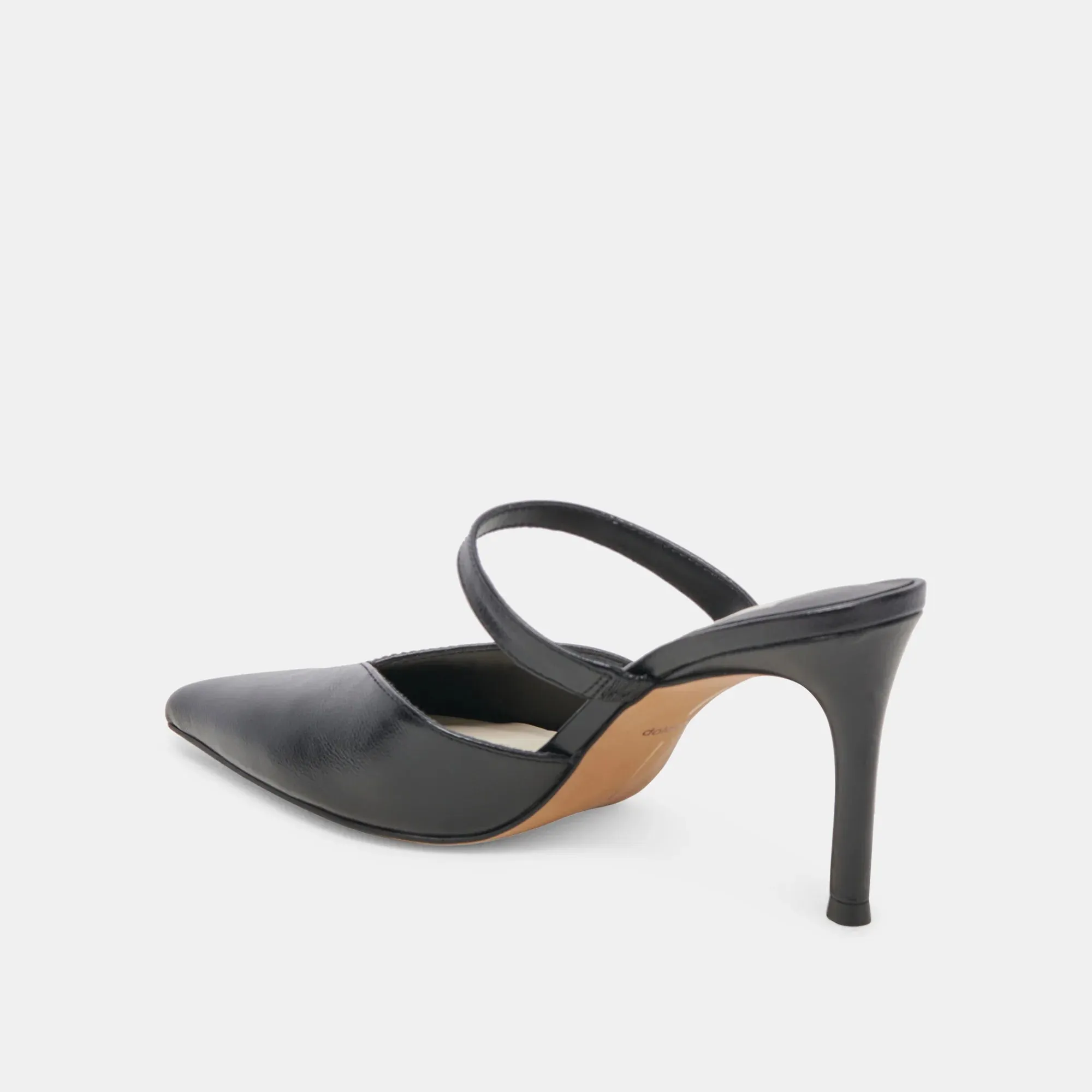 The Kanika Heels by Dolce Vita - Midnight Black Crinkle