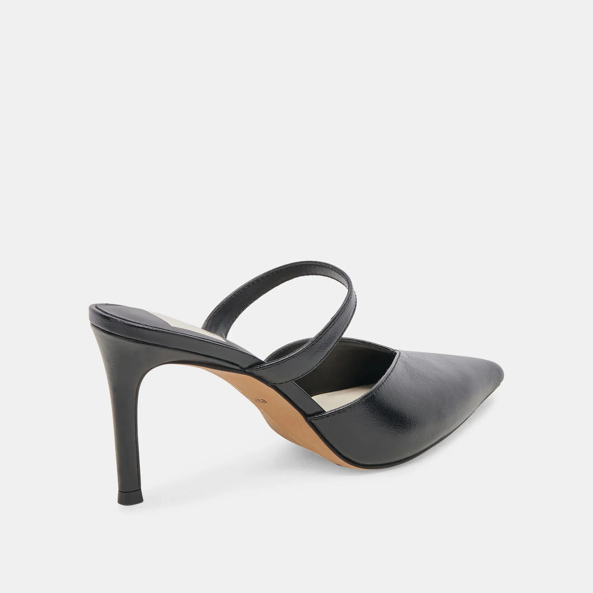 The Kanika Heels by Dolce Vita - Midnight Black Crinkle