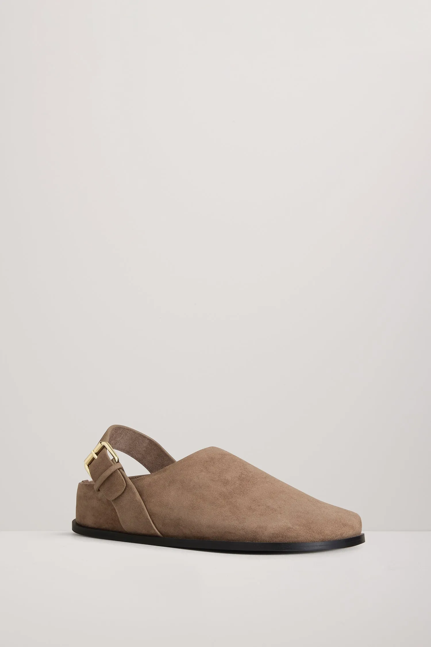 THE LOUIS CLOG - CARIBOU SUEDE
