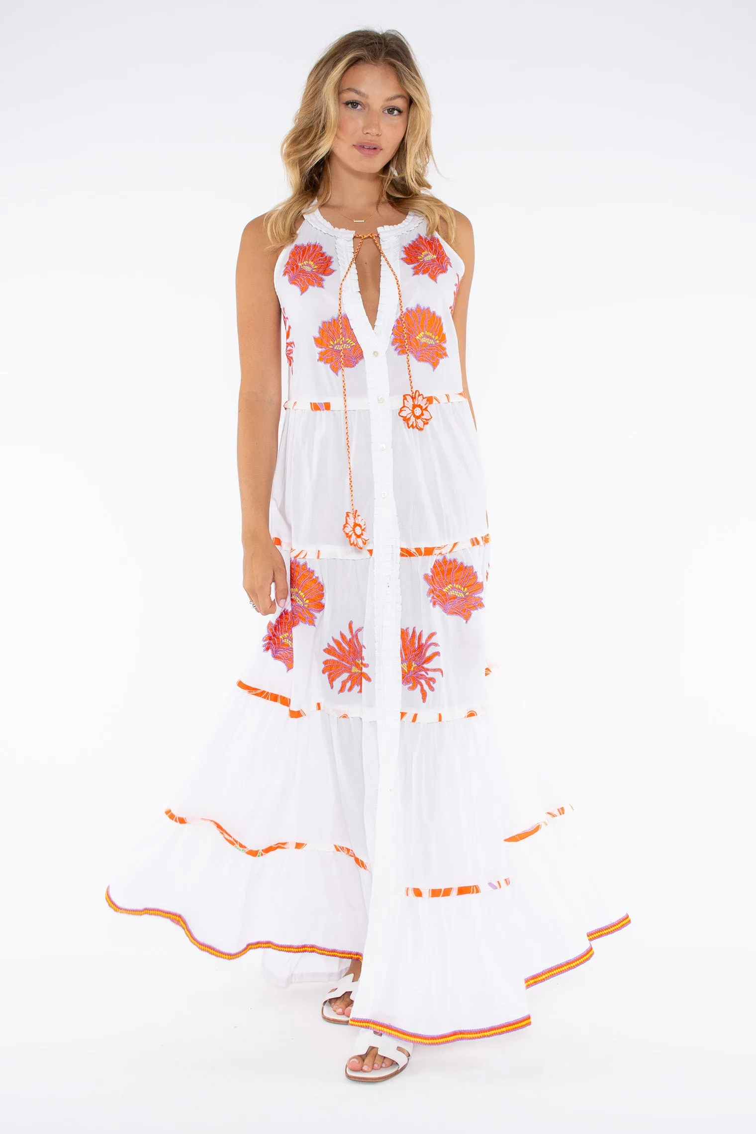 THIRA DRESS - SOLID WHITE