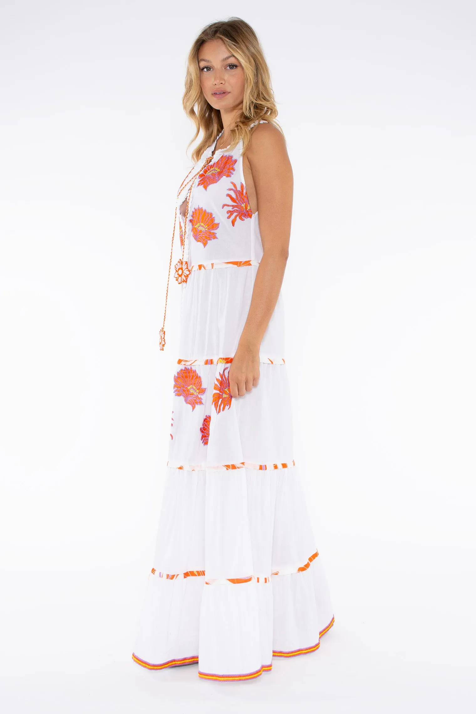 THIRA DRESS - SOLID WHITE