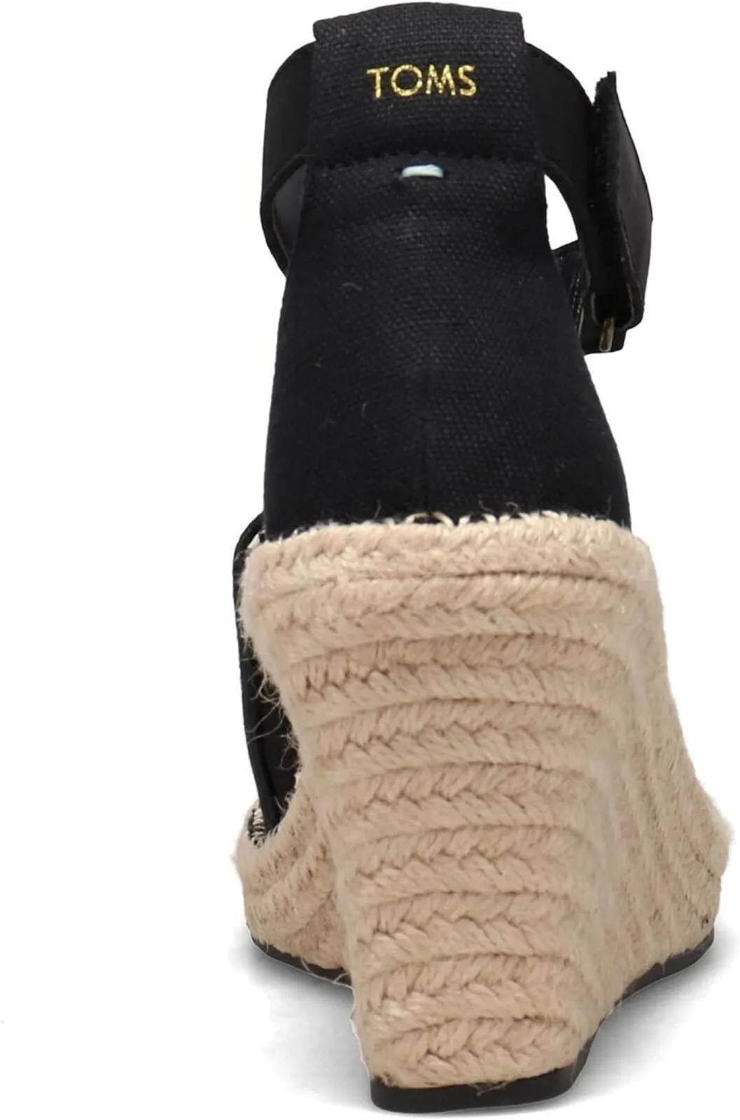 Toms Womens Marisol Platform Wedge Shoes 10016380 Black 7.5M
