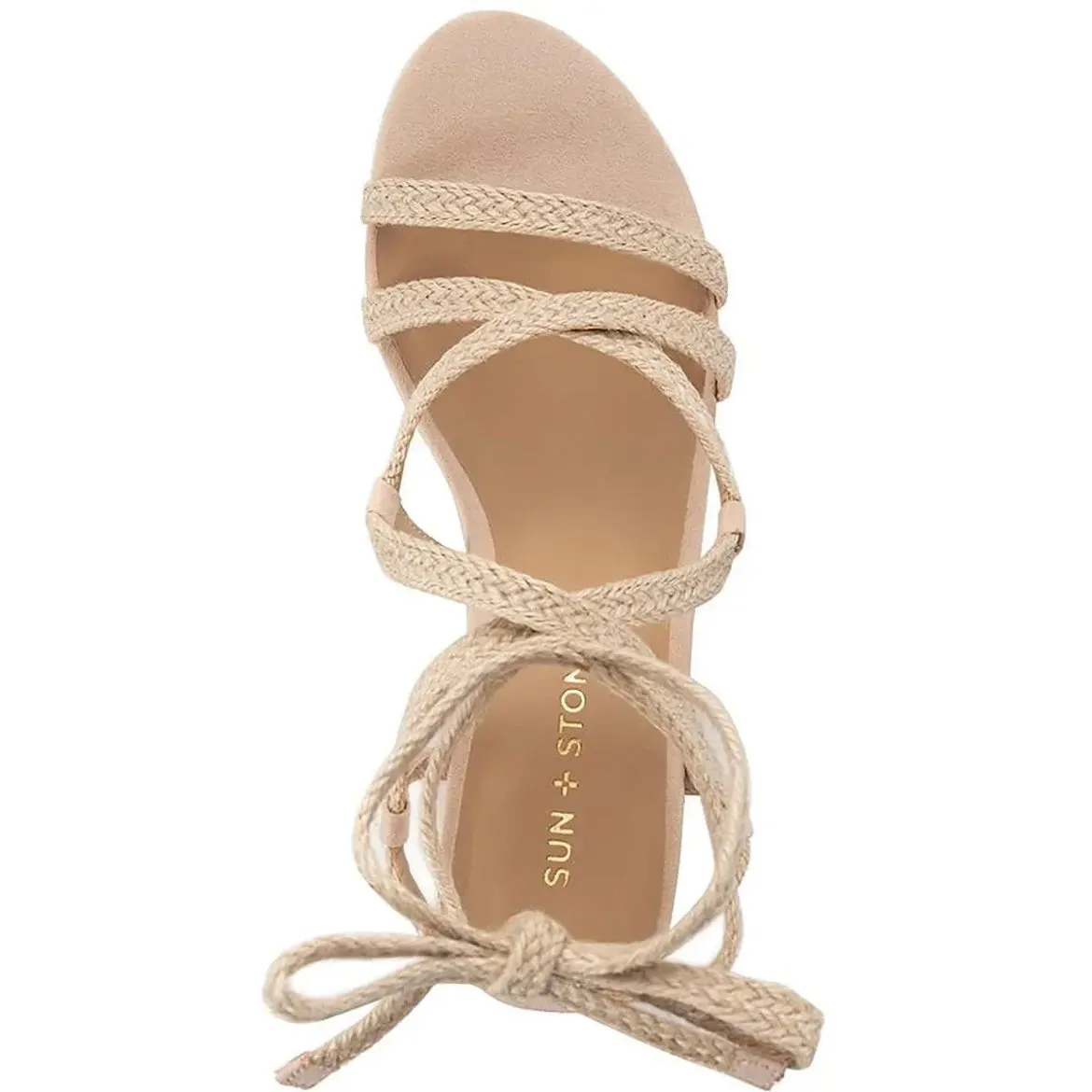 TRINNIE Strappy Ankle-Tie Platform Wedge Heel Sandals