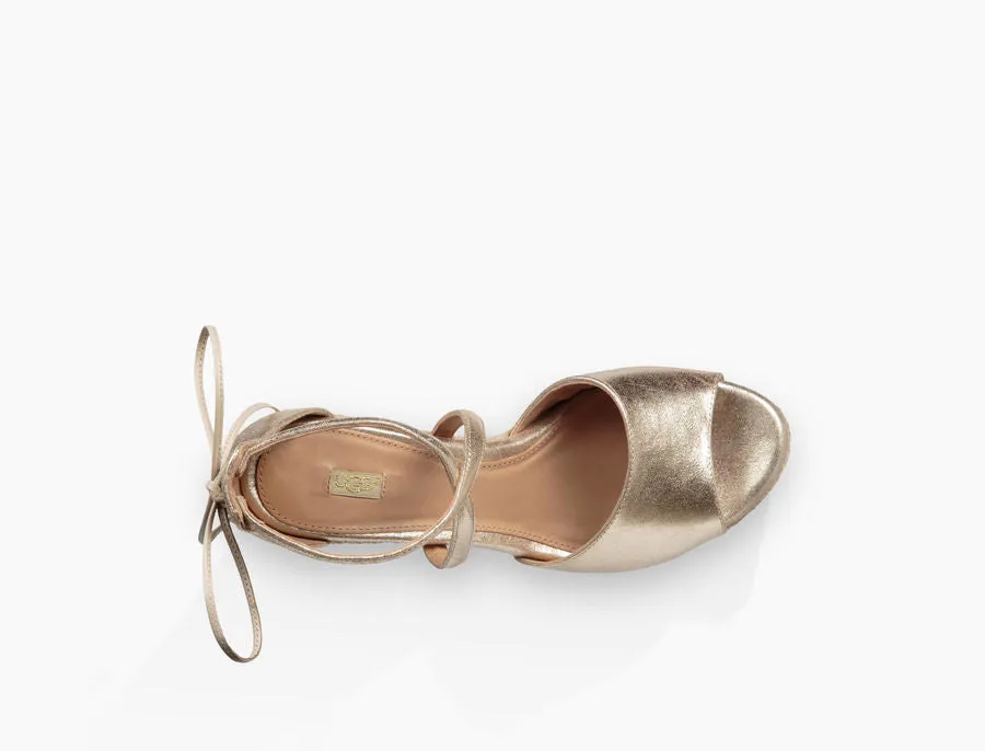 UGG Australia Women's Reagan Metallic Wedge | Gold | SALE