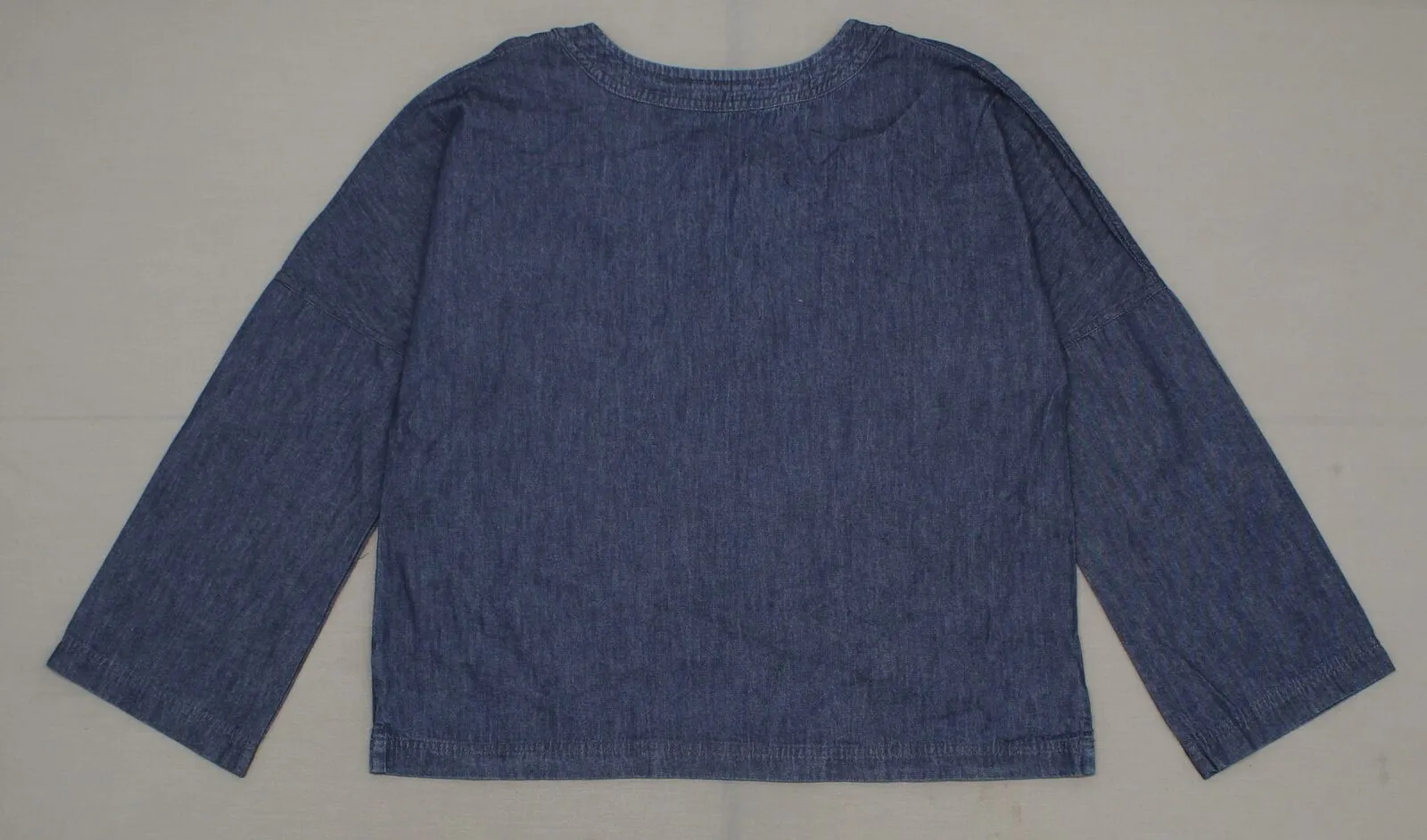 Universal Thread Women's Long Sleeve Denim Woven Top