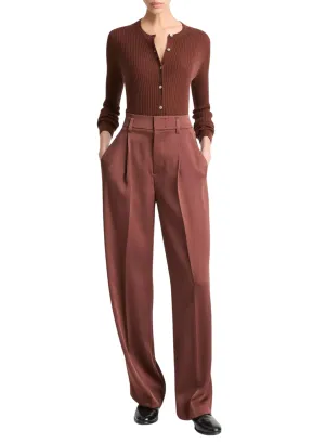 Vince Satin Wide Leg Trouser