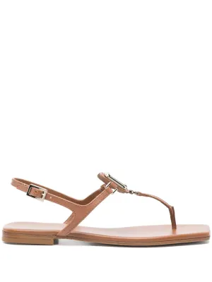 Viv by the sea leather thong sandals