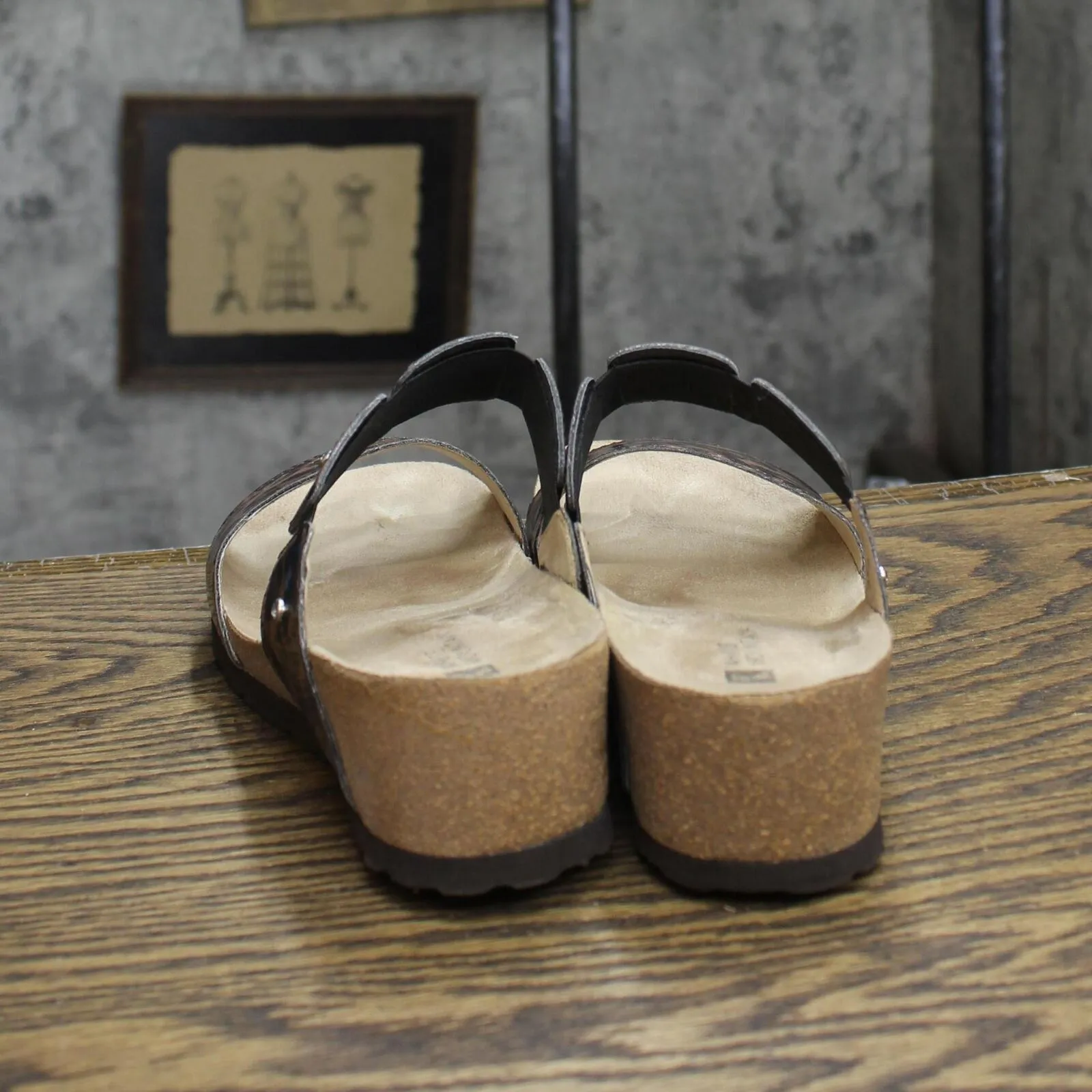 White Mountain Womens Clincher Heeled Sandals 1673d613c87114 Brown 7M