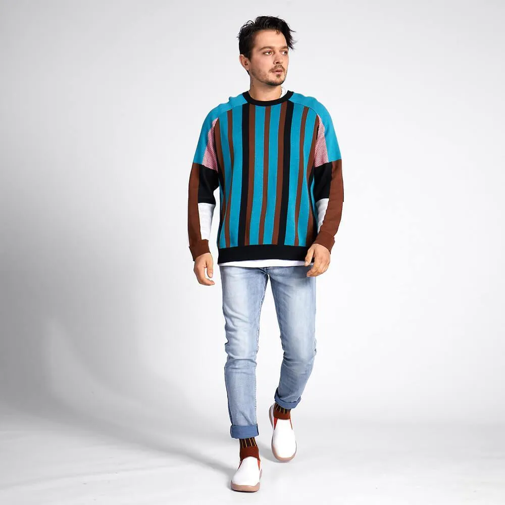 White Split Leather Cuenca Men