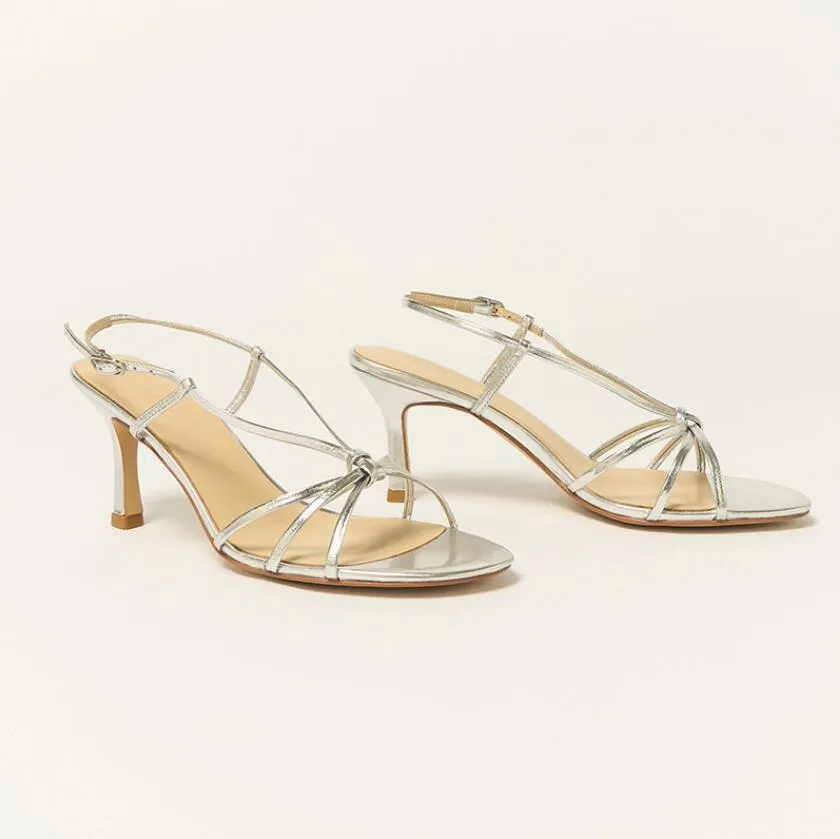 Women's Petite Feet Strappy Heeled Sandal Shoes ES21