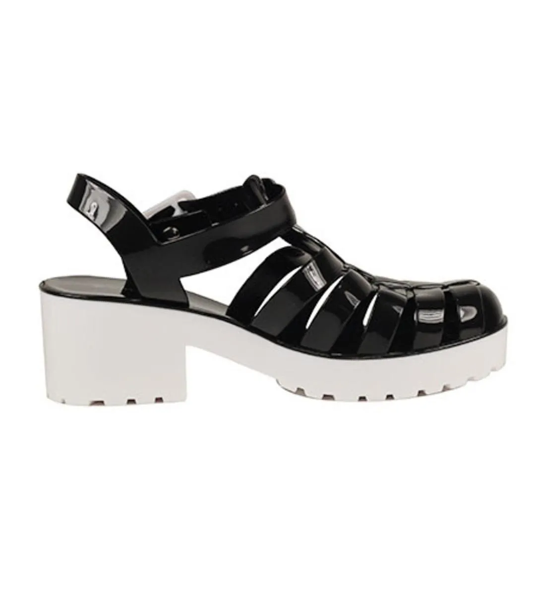 Women's Strawberry-01 Low Heel Jelly Sandal