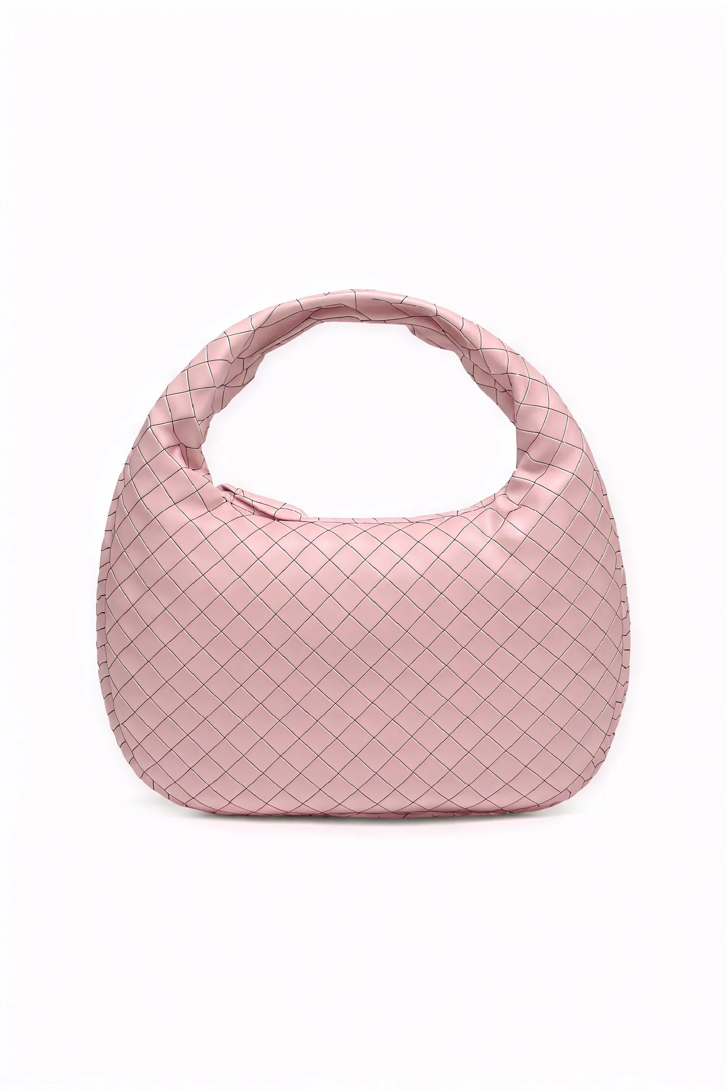 Woven Crescent Shoulder Bag